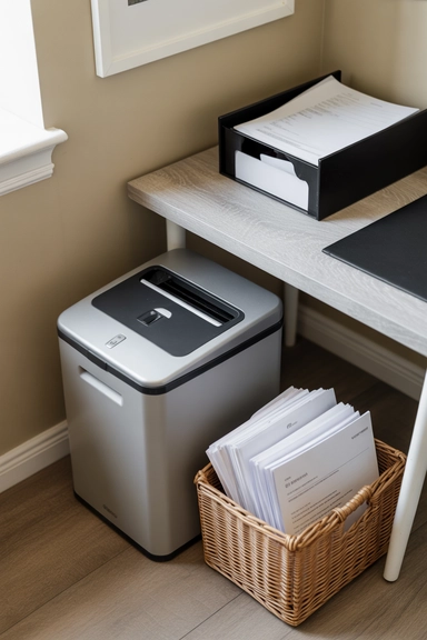 Set Up a Paper Shredding Station