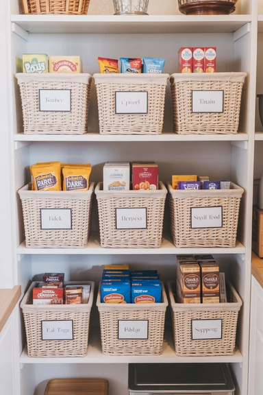 Basket Zoning for Snack and Packet Control