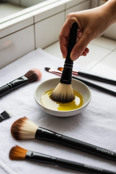 Clean Makeup Brushes Properly