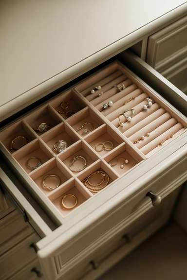 Jewelry Drawer Divider Compartments