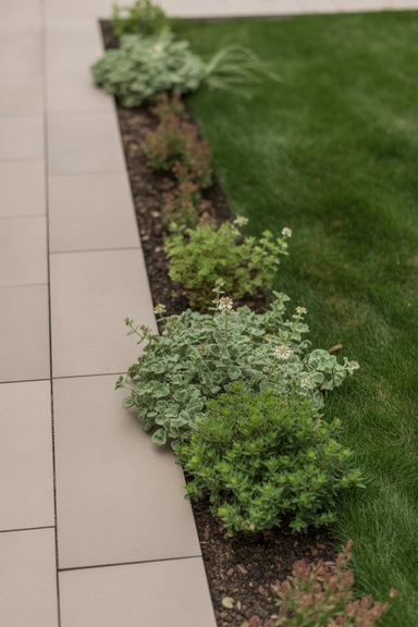 A Border Planting Softens Every Hard Edge