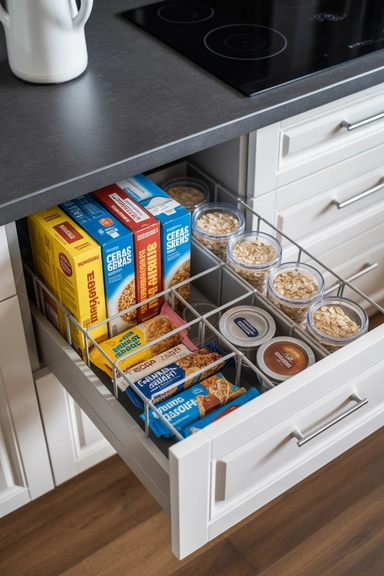 Create a Breakfast Drawer to Reduce Cabinet Pressure