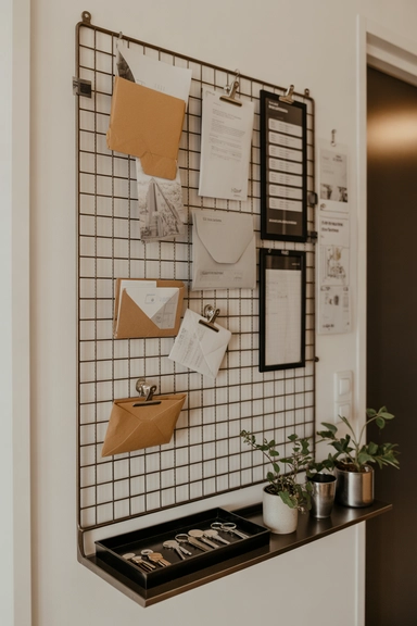Industrial Wall Grid With Clip System