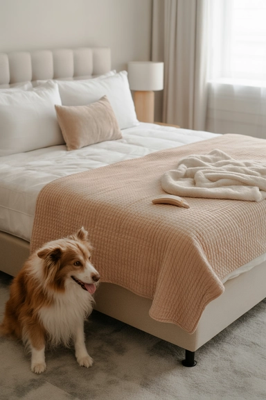Keep Pets Off the Bed When Possible