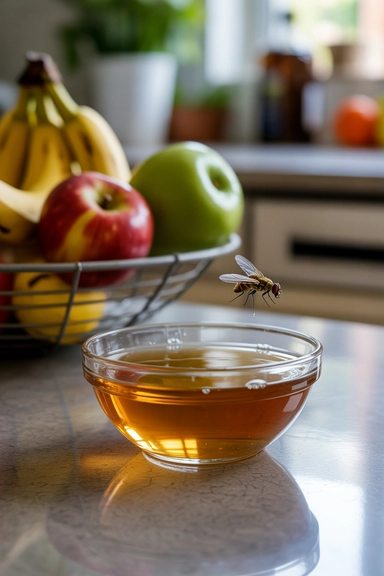 Make a Fruit Fly Trap in Two Minutes