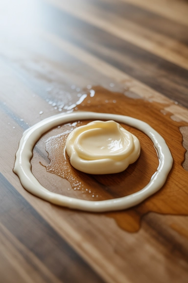 15 Hardwood Floor Cleaning Hacks That Protect Shine 15 Mayonnaise on White Water Rings