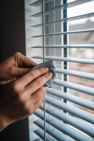 Remove Dust from Blind Cords and Strings