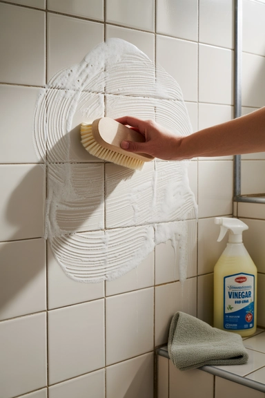 Shower Tile Cleaning Hack That Lifts Soap Residue Fast