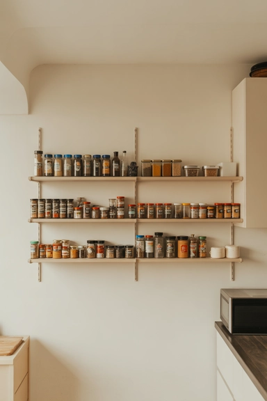 Wall-Mounted Pantry Shelves for Tight Kitchens