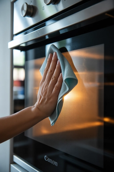 15 Oven Door Cleaning Hacks for a Clear View 15 Warm Oven Wipe After Every Cook