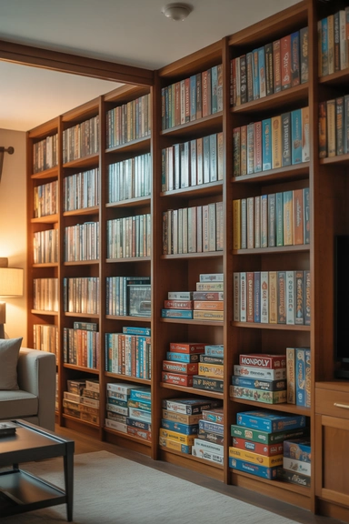  Family Room Board Game Cabinets