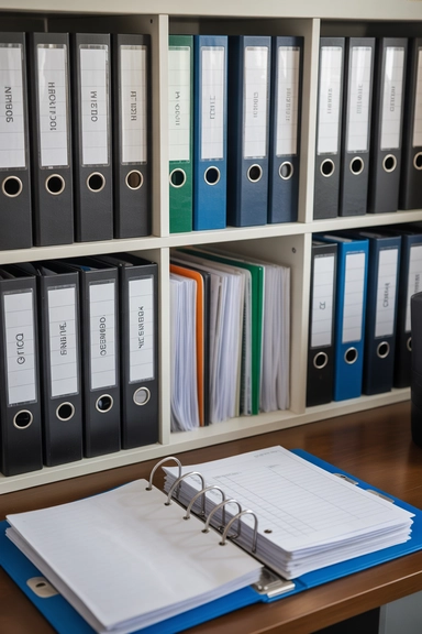  Use Binders for Frequently Used Documents