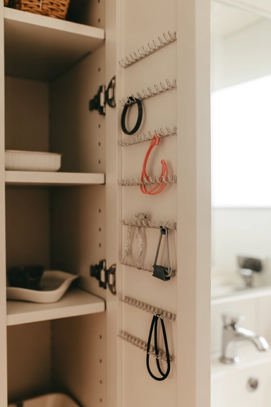Add Small Hooks for Hair Accessories