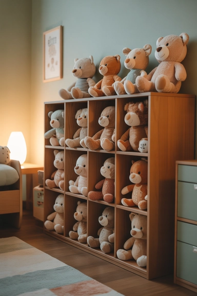 Low Bookcase With Front-Facing Display