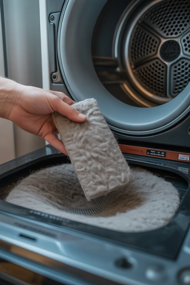 The Lint Trap Needs Cleaning Every Single Load