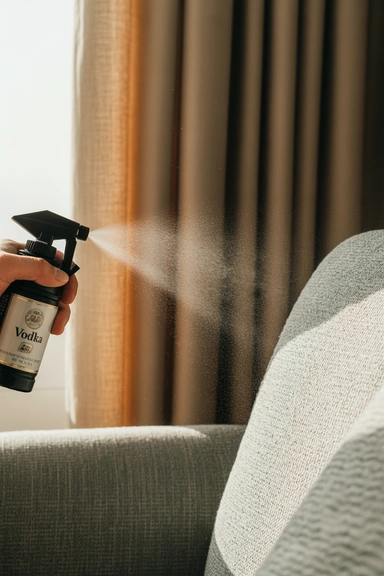 15 Living Room Cleaning Hacks for a Tidier Space 16 Vodka Spray Freshens Fabric and Kills Odor