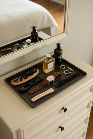 23 Bedroom Dresser Organization Ideas for a Clutter-Free Room 17 Create a Dedicated Grooming Station