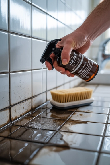 Deep Clean Grout With Hydrogen Peroxide