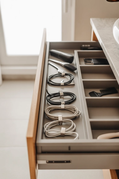 23 Bathroom Drawer Organization Ideas That Last 17 Slim Cord Channel for Electrical Tools