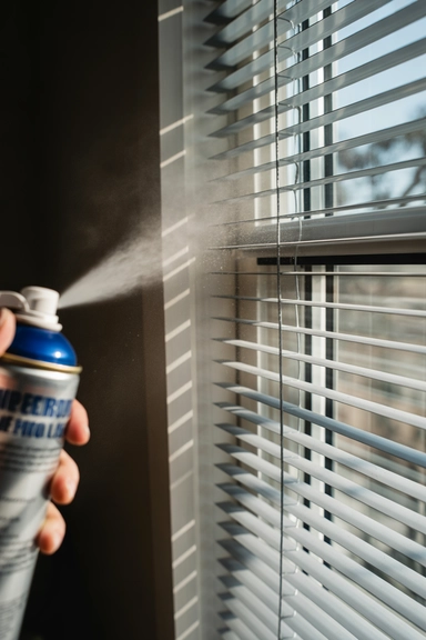 Use Compressed Air to Blow Dust Out of Tight Spaces