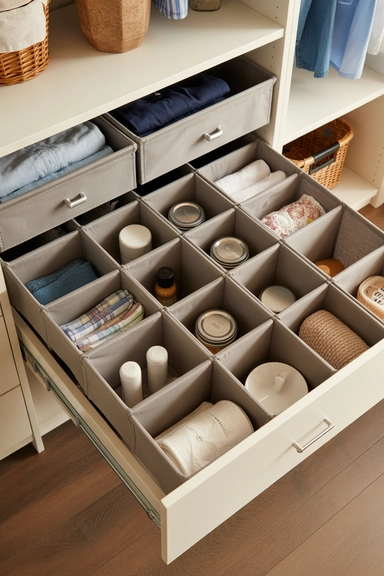Deep Drawer Dividers for Bulk Storage