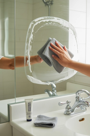 Bathroom Mirror Fog Prevention Trick