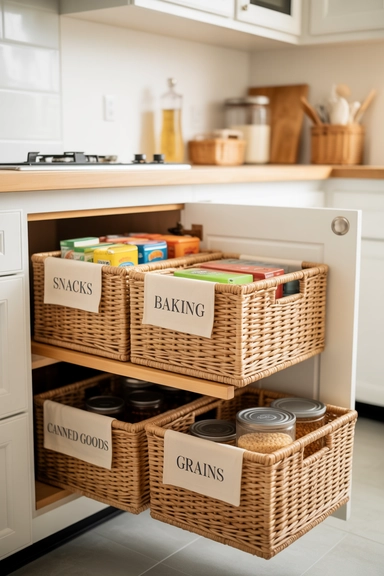  Use Labeled Baskets to Simulate Pantry Categories
