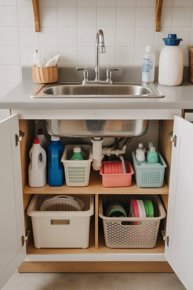 21 Smart Laundry Room Storage Ideas That Save Space 19 Under Sink Laundry Storage Cabinets