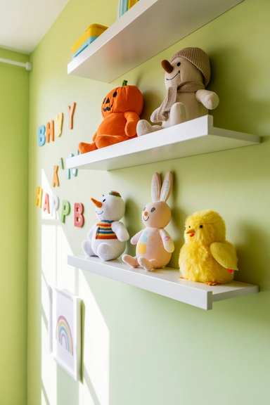 Rotating Display Shelf for Seasonal Favorites