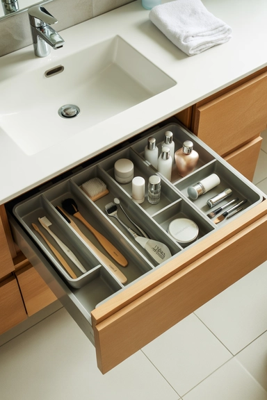 Bathroom Drawer Divider Storage