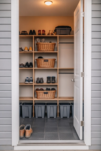23 Smart Shoe Storage Ideas for Small Spaces 20 Outdoor Shoe Storage for Mudrooms