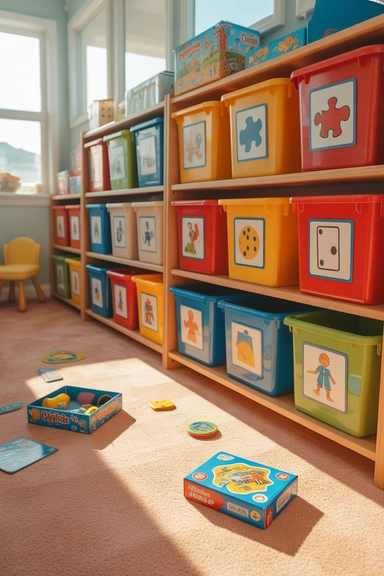 Puzzle and Card Game Storage Boxes
