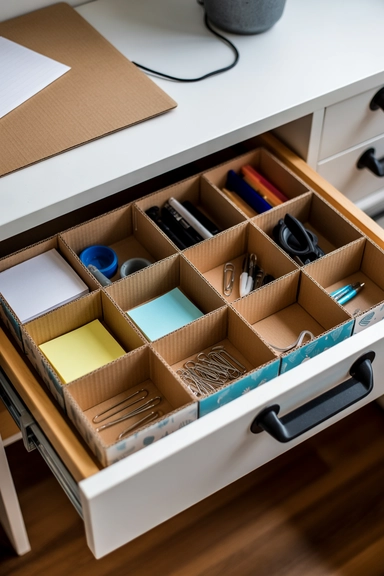  DIY Cardboard Drawer Dividers for Budget Organization