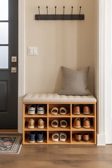 23 Smart Shoe Storage Ideas for Small Spaces 3 Shoe Storage Benches for Entryways