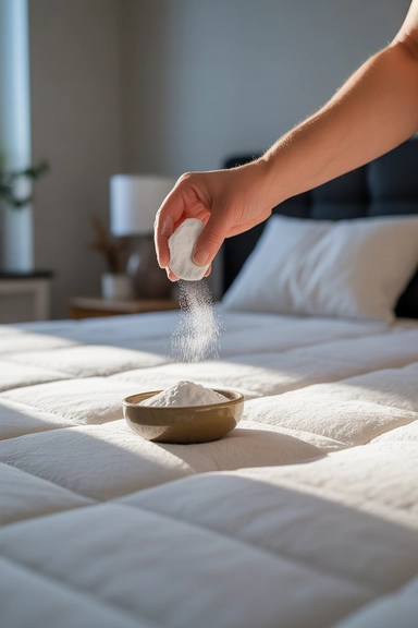 15 Mattress Cleaning Hacks to Deep Clean Your Bed 3 Baking Soda Deodorizes the Whole Surface