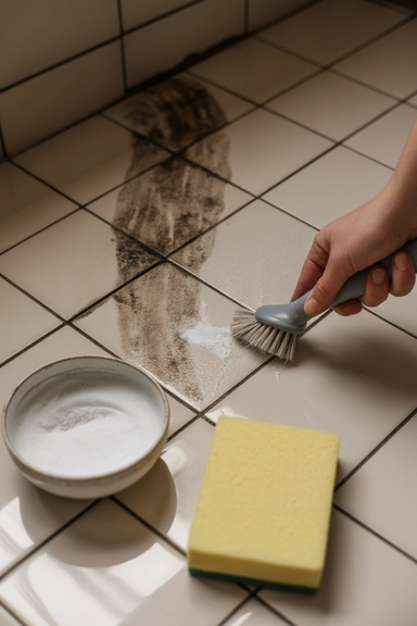  Baking Soda Paste for Removing Mold from Grout Lines