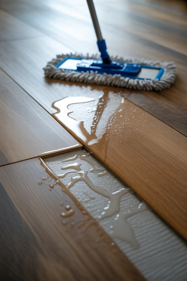 15 Laminate Floor Cleaning Hacks That Really Work 3 Damp Mop Only, Never Wet Mop