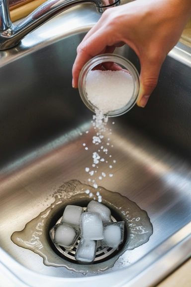 15 Garbage Disposal Cleaning Hacks That Remove Odor 3 Ice Cubes and Salt Scrub the Grinding Chamber Clean