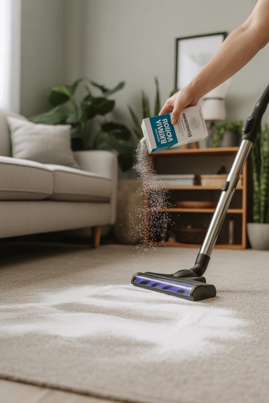 21 Baking Soda Cleaning Hacks Every Homeowner Should Know 3 Refresh Carpets and Eliminate Lingering Odors