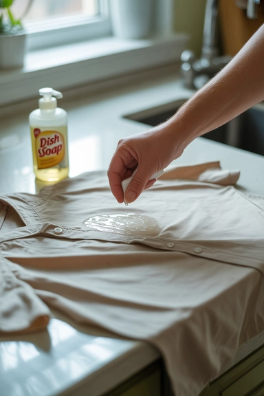 Remove Grease Stains From Clothing Before Washing