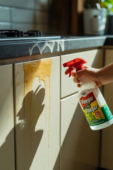 Why Vinegar Alone Does Not Cut Cabinet Grease