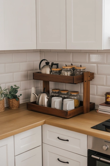 21 Tea Station Organization Ideas for a Cozy & Tidy Setup 21 Compact Tea Station for Small Kitchens