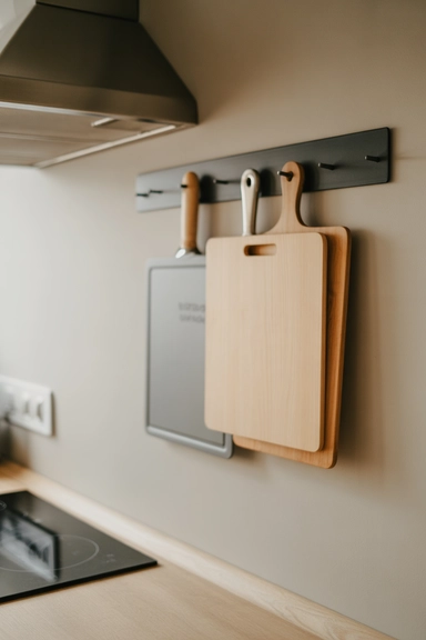 21 Cutting Board Organization Ideas for Small Kitchens 21 Magnetic Wall Strips for Lightweight Boards