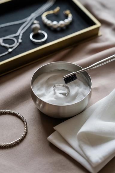 21 Baking Soda Cleaning Hacks Every Homeowner Should Know 21 Clean Jewelry and Restore Shine