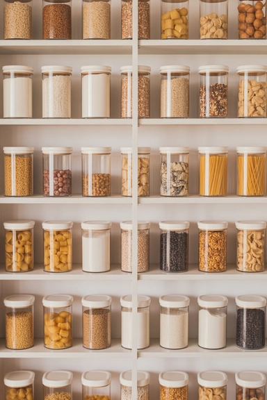 22 Pantry Shelf Organization Ideas That Work 21 Minimalist Display Shelf for Everyday Staples