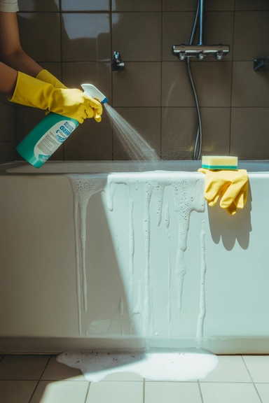 No-Scrub Foaming Cleaner Method