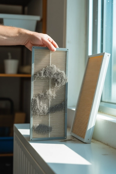 Replace the HVAC Filter as Part of Your Deep Clean