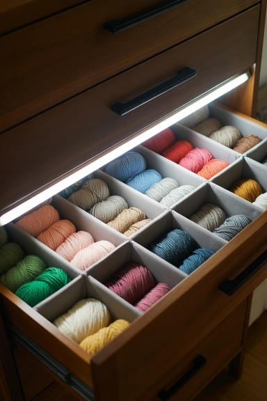 Drawer Organizer Yarn Systems