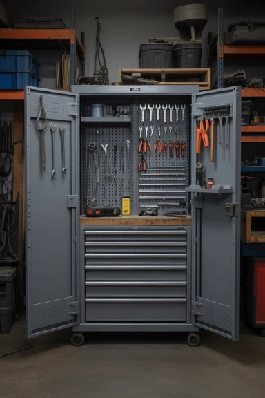 23 Tool Storage Ideas That Keep Your Workspace Organized 22 Lockable Tool Storage Cabinets