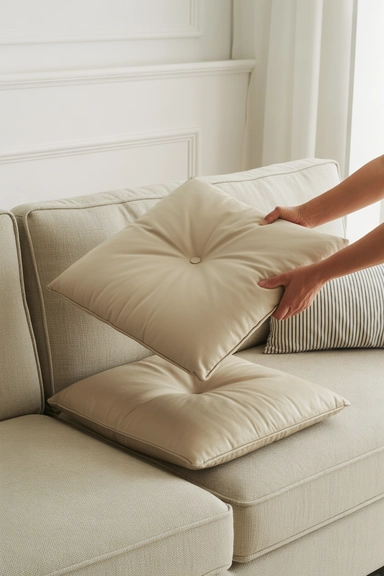 Rotate and Flip Cushions Every Few Months